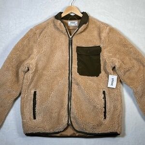 Stoic Sherpa casual winter Bomber full zip jacket- NWT- Men's XL